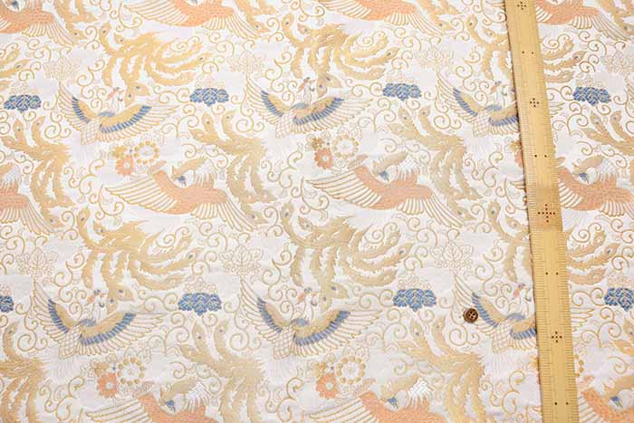 gold brocade Chinese phoenix - nomura tailor