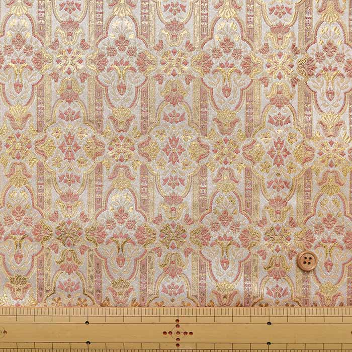 Gold Brocade Ethnic Flowers - nomura tailor