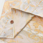 Gold Brocade Crane and Waves - nomura tailor