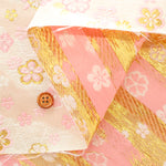 Gold Brocade (Kinran) - Plum Blossom Pattern - nomura tailor