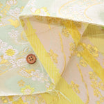 Gold Brocade (Kinran) - Flowing Water and Butterflies - nomura tailor