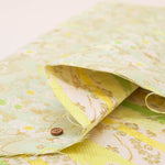 Gold Brocade (Kinran) - Flowing Water and Butterflies - nomura tailor