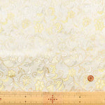 Gold Brocade Rococo Style Flower - nomura tailor