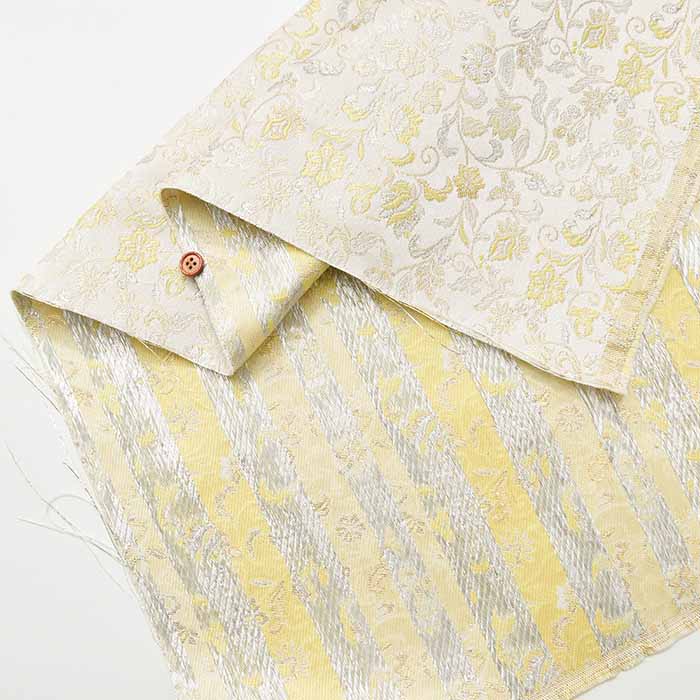 Gold Brocade Rococo Style Flower - nomura tailor