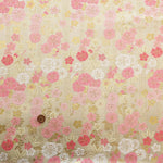 Gold Brocade (Kinran) - Cherry Blossom Stripe - nomura tailor