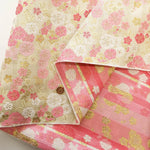Gold Brocade (Kinran) - Cherry Blossom Stripe - nomura tailor