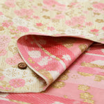 Gold Brocade (Kinran) - Cherry Blossom Stripe - nomura tailor