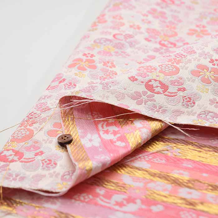 Gold Brocade Ume Plum Flower - nomura tailor