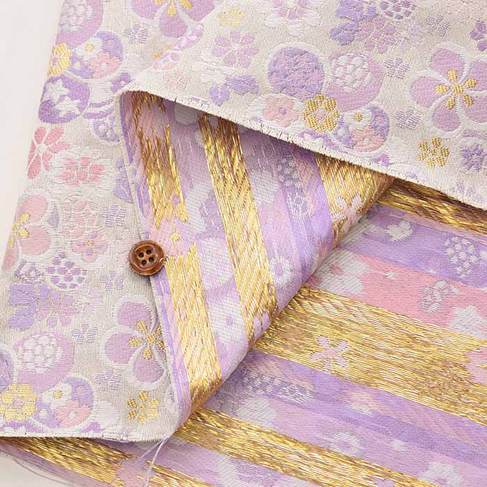 Gold Brocade Ume Plum Flower - nomura tailor