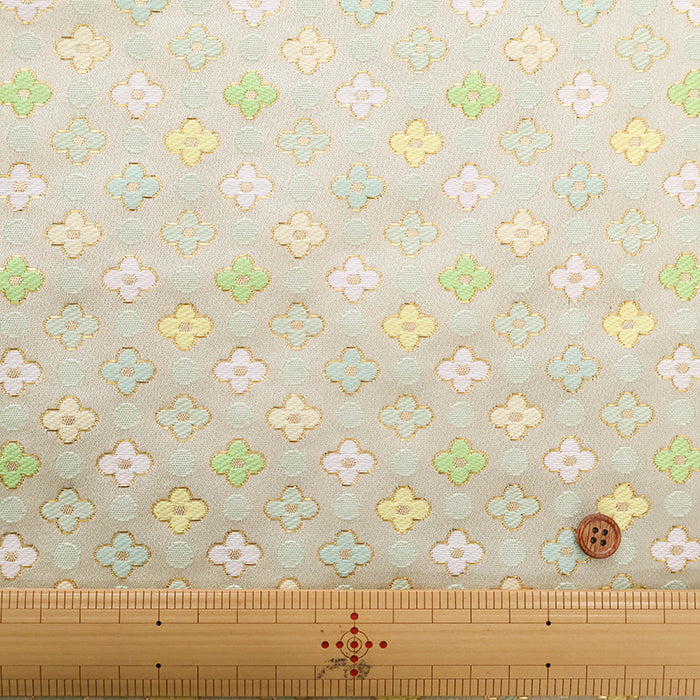 Gold Brocade (Kinran)  - Plum Dot - nomura tailor