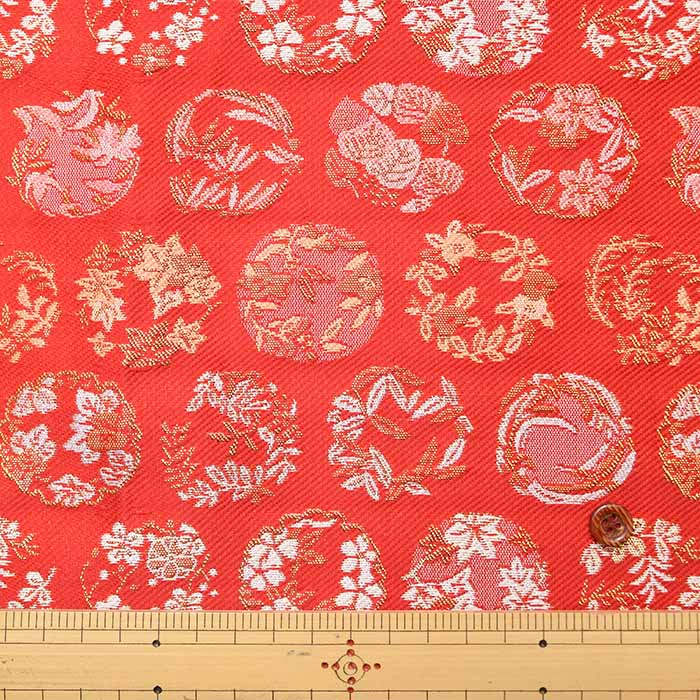 Gold Brocade Wa Circle - nomura tailor