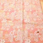 Gold Brocade Lattice Cherry Blossom - nomura tailor