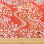 gold brocade Cherry Blossom Stream (small) - nomura tailor