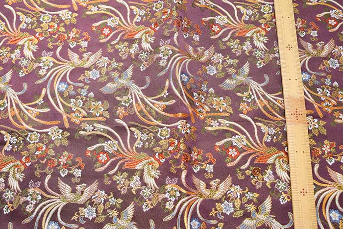 gold brocade Chinese phoenix arabesque - nomura tailor