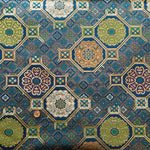 Gold Brocade (Kinran)  - Floral crest pattern - nomura tailor