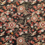 Gold Brocade (Kinran) - Phoenix and Flowers - nomura tailor