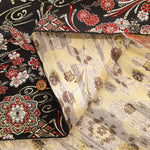 Gold Brocade (Kinran) - Phoenix and Flowers - nomura tailor