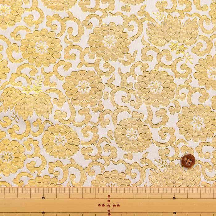 gold brocade chrysanthemum and arabesque - nomura tailor