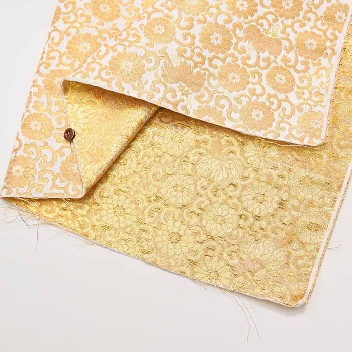 gold brocade chrysanthemum and arabesque - nomura tailor