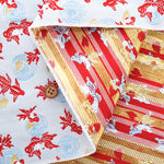 Gold Brocade (Kinran) - Goldfish & Ripples - nomura tailor