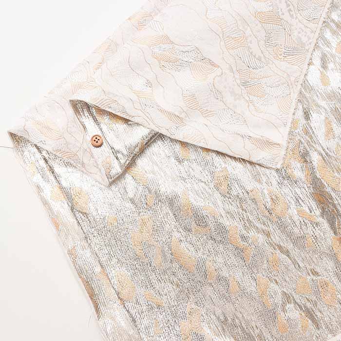 Gold Brocade Wavy Wave - nomura tailor