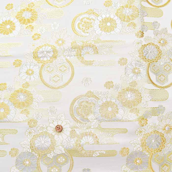 Gold Brocade Chrysanthemum Sea of Clouds - nomura tailor