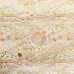 Gold Brocade (Kinran)  - Phoenix & Diamond Pattern - nomura tailor