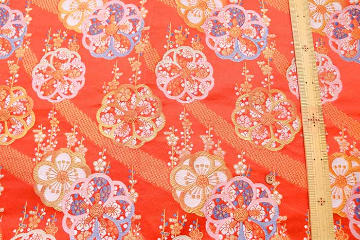 Gold Brocade Ume Plum Blossom - nomura tailor