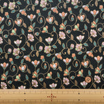 Gold Brocade (Kinran) - Ivy Arabesque and Flower - nomura tailor
