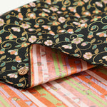 Gold Brocade (Kinran) - Ivy Arabesque and Flower - nomura tailor