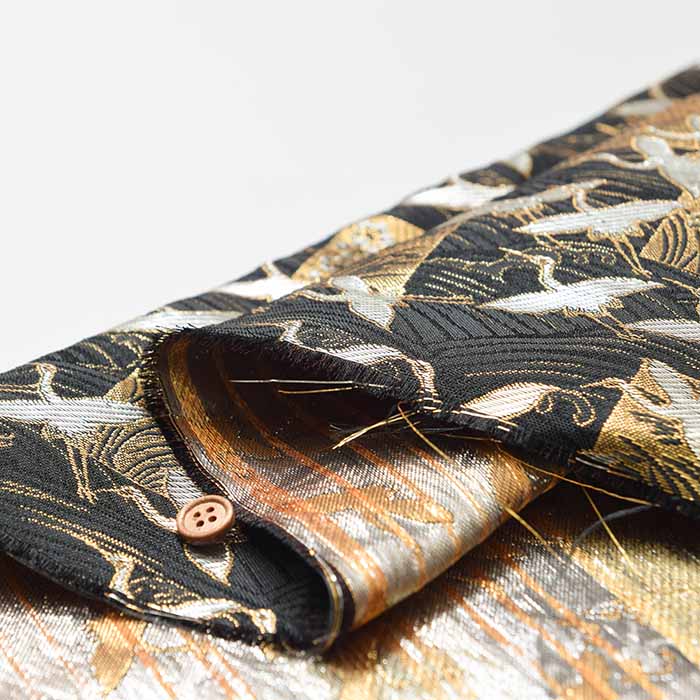 Gold Brocade (Flower & Bird) - nomura tailor