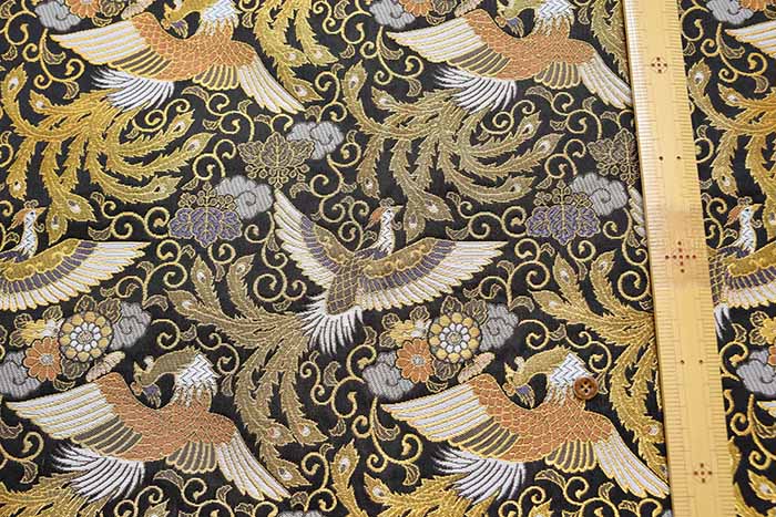 gold brocade Chinese phoenix - nomura tailor