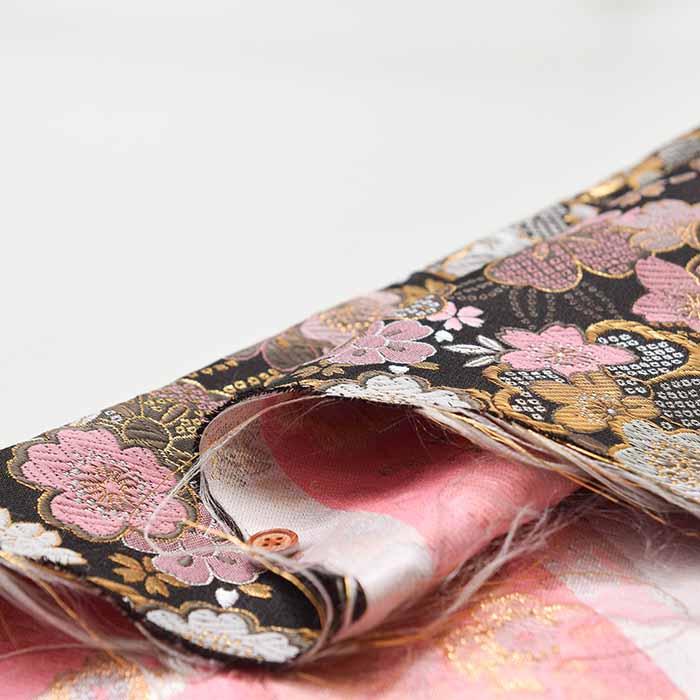 Gold Brocade (Cherry Blossom, Flowing Water) - nomura tailor