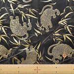 Gold Brocade Bamboos and Tigers (Brocade) - nomura tailor