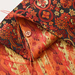 Gold Brocade - Twisted Plum - nomura tailor