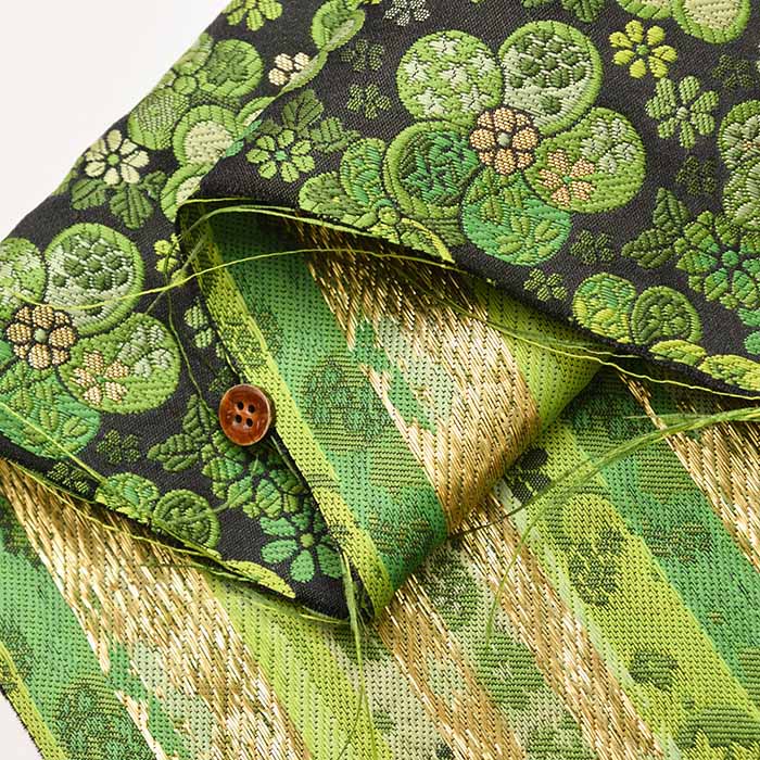 gold brocade Ume Kohana - nomura tailor