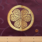 Gold Brocade family crest - nomura tailor