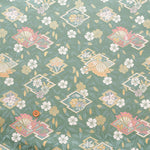 Gold Brocade (Kinran) - Matsukawabishi and Butterfly - nomura tailor