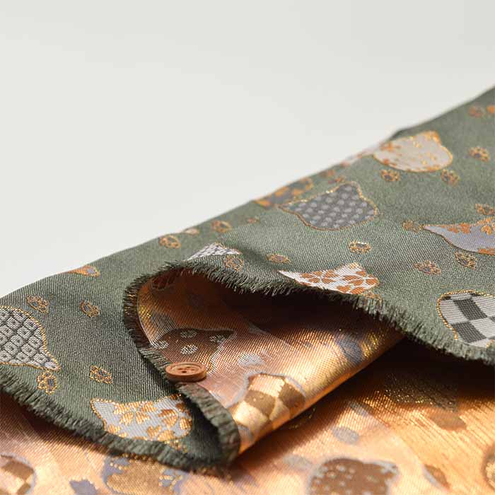 Gold Brocade Cat - nomura tailor