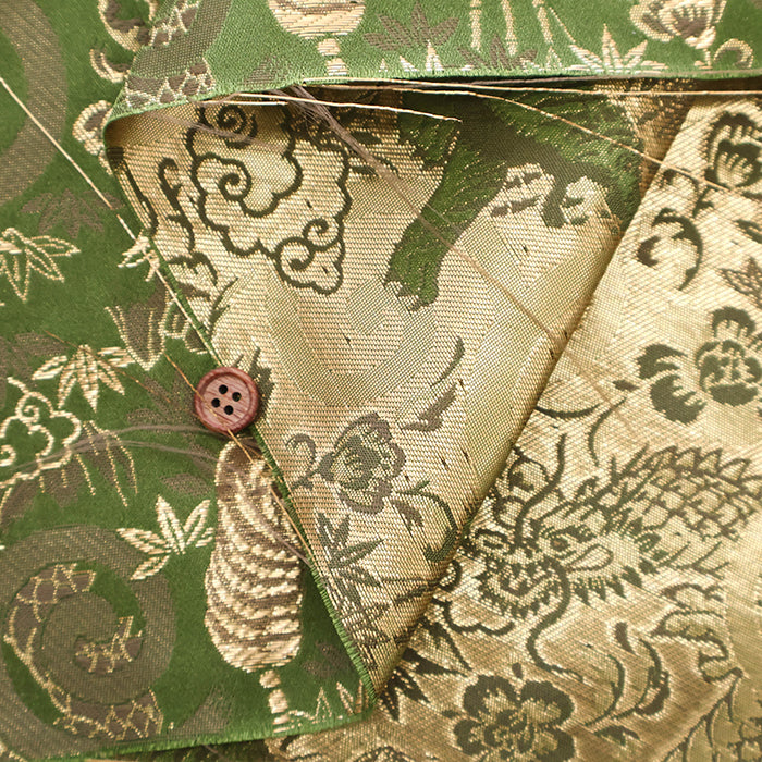 Gold Brocade (Kinran) - Dragon & Tiger - nomura tailor