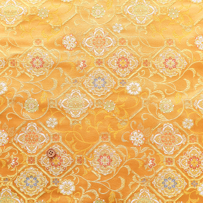 Gold Brocade (Kinran) - Diamond Ivy Flower - nomura tailor