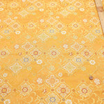 Gold Brocade (Kinran) - Diamond Ivy Flower - nomura tailor