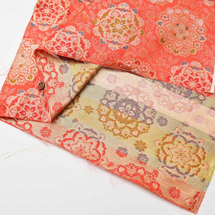 gold brocade kaleidoscope of flowers - nomura tailor