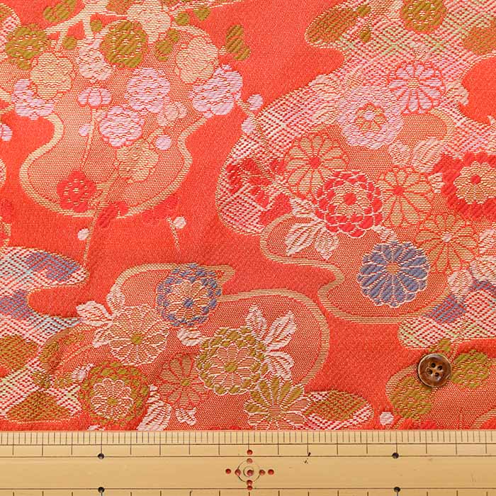 gold brocade chrysanthemum and Japanese apricot - nomura tailor