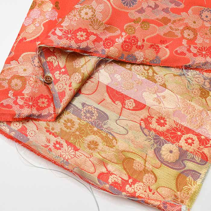 gold brocade chrysanthemum and Japanese apricot - nomura tailor