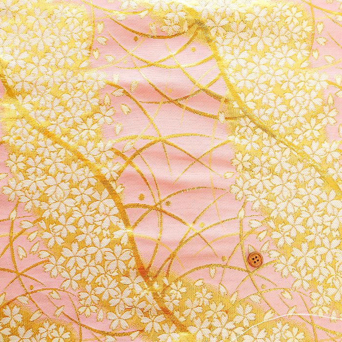 Gold Brocade (Kinran) - Cherry Blossom Haze - nomura tailor