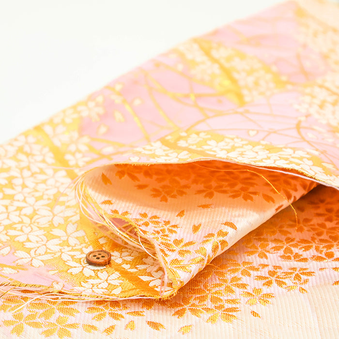 Gold Brocade (Kinran) - Cherry Blossom Haze - nomura tailor