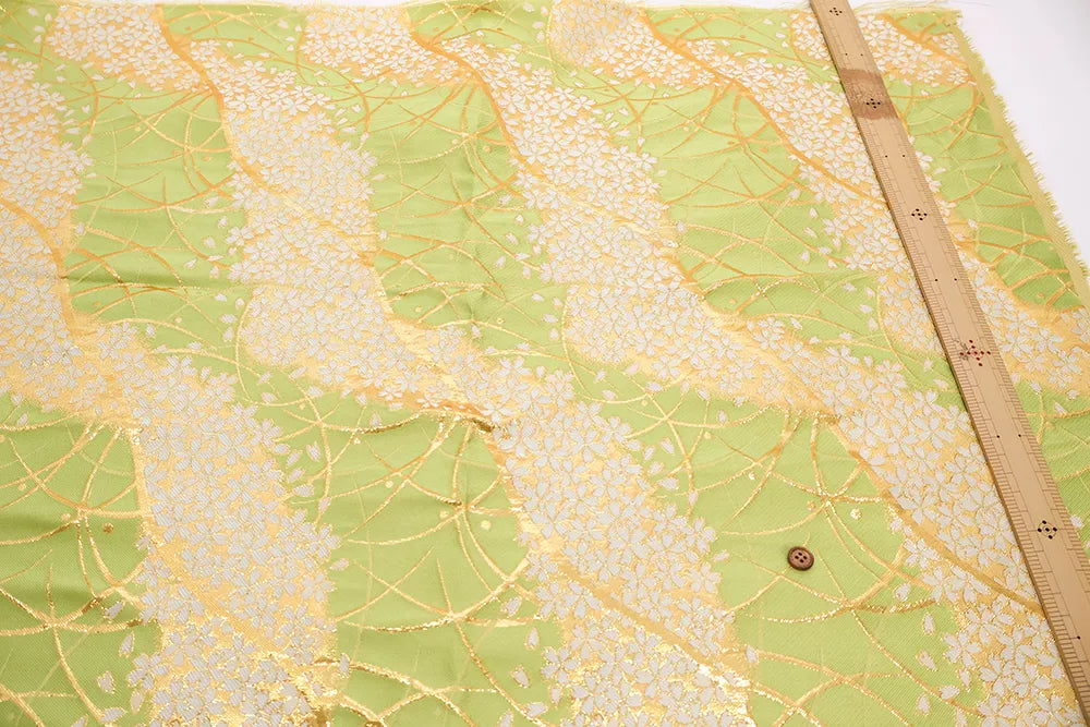 Gold Brocade (Kinran) - Cherry Blossom Mist - nomura tailor