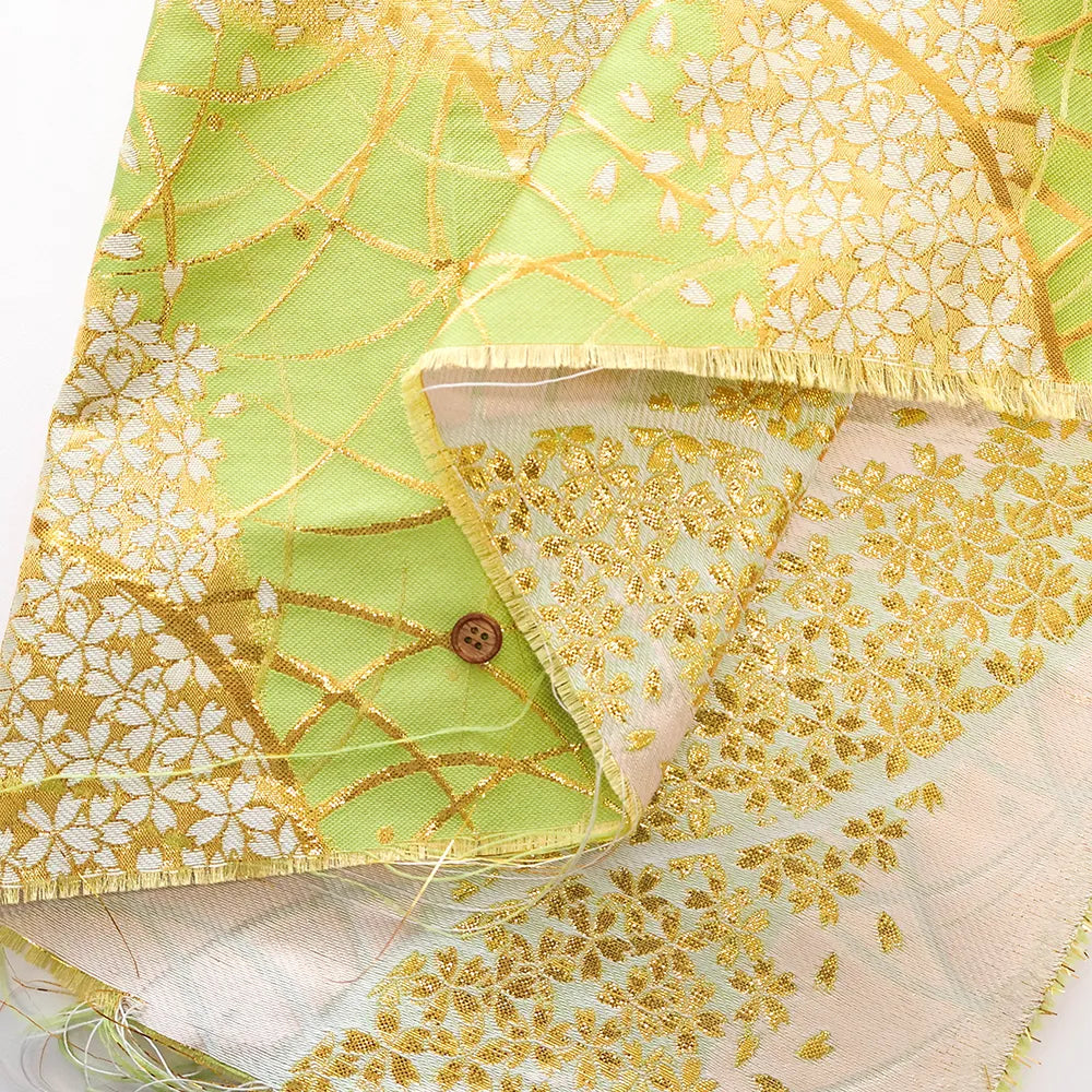 Gold Brocade (Kinran) - Cherry Blossom Mist - nomura tailor