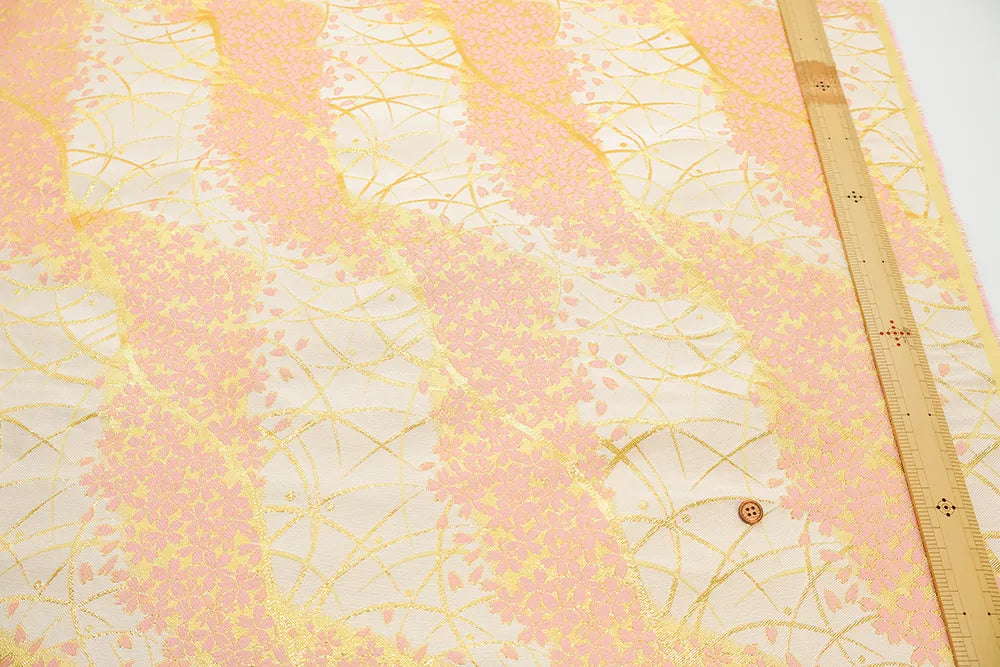 Gold Brocade (Kinran) - Cherry Blossom Mist - nomura tailor